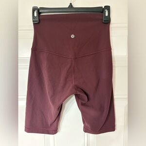 lululemon athletica Women's Deep Maroon Bike Shorts